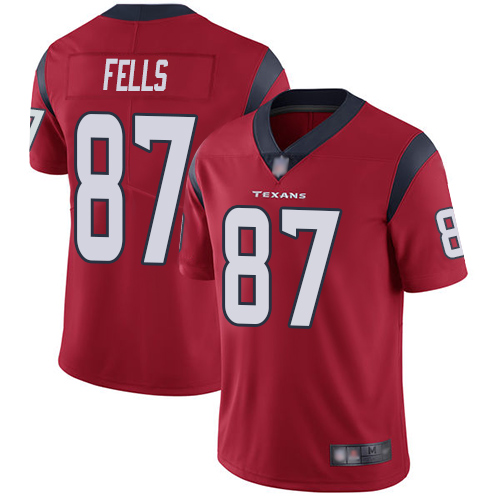 Houston Texans Limited Red Men Darren Fells Alternate Jersey NFL Football 87 Vapor Untouchable